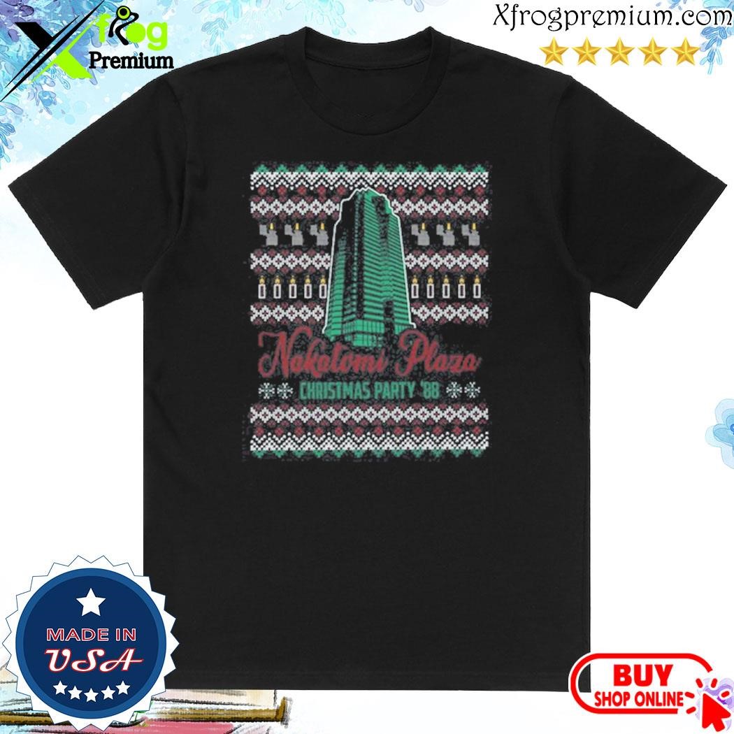 Official NakatomI plaza tacky Christmas party '88 shirt