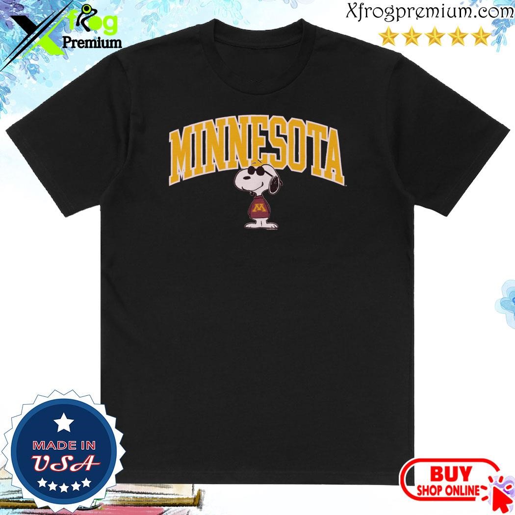 Official Peanuts x Minnesota Joe college shirt