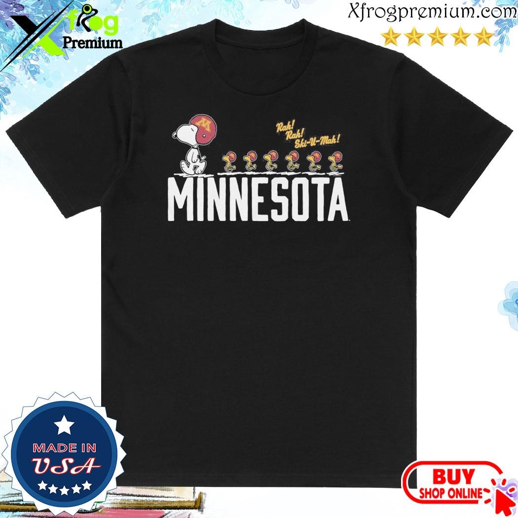 Official Peanuts x Minnesota snoopy's Football team shirt