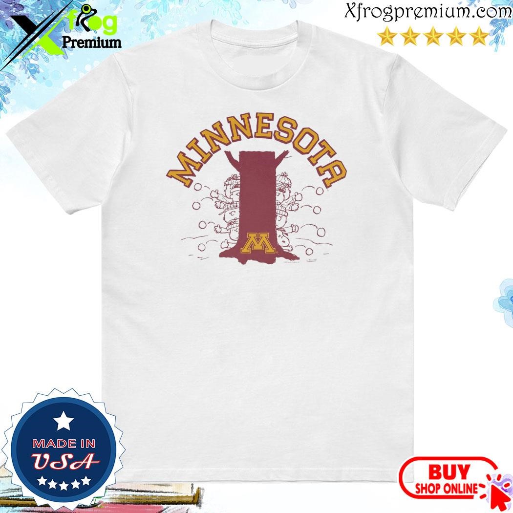 Official Peanuts x Minnesota winter gang ringer shirt