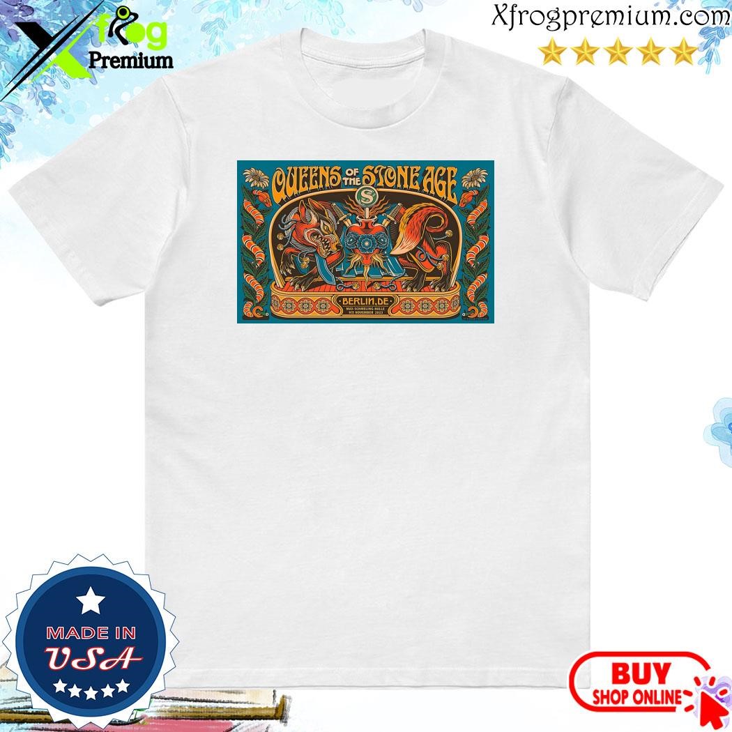 Official Queens Of The Stone Age Max Schmelling Halle Berlin, DE Nov 9, 2023 Poster shirt