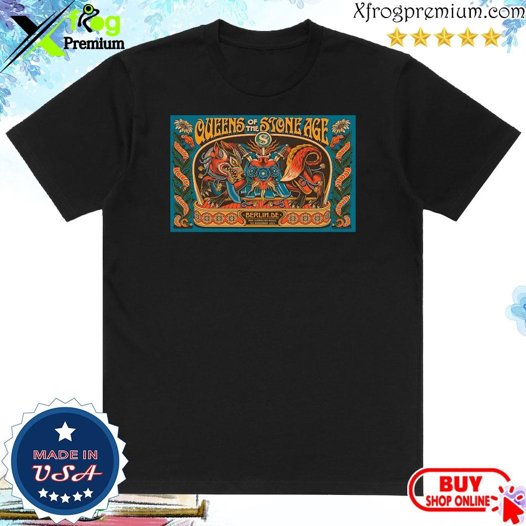 Official Queens of the Stone Age Nov 9, 2023 Max-Schmeling-Halle, Berlin, DE Poster shirt