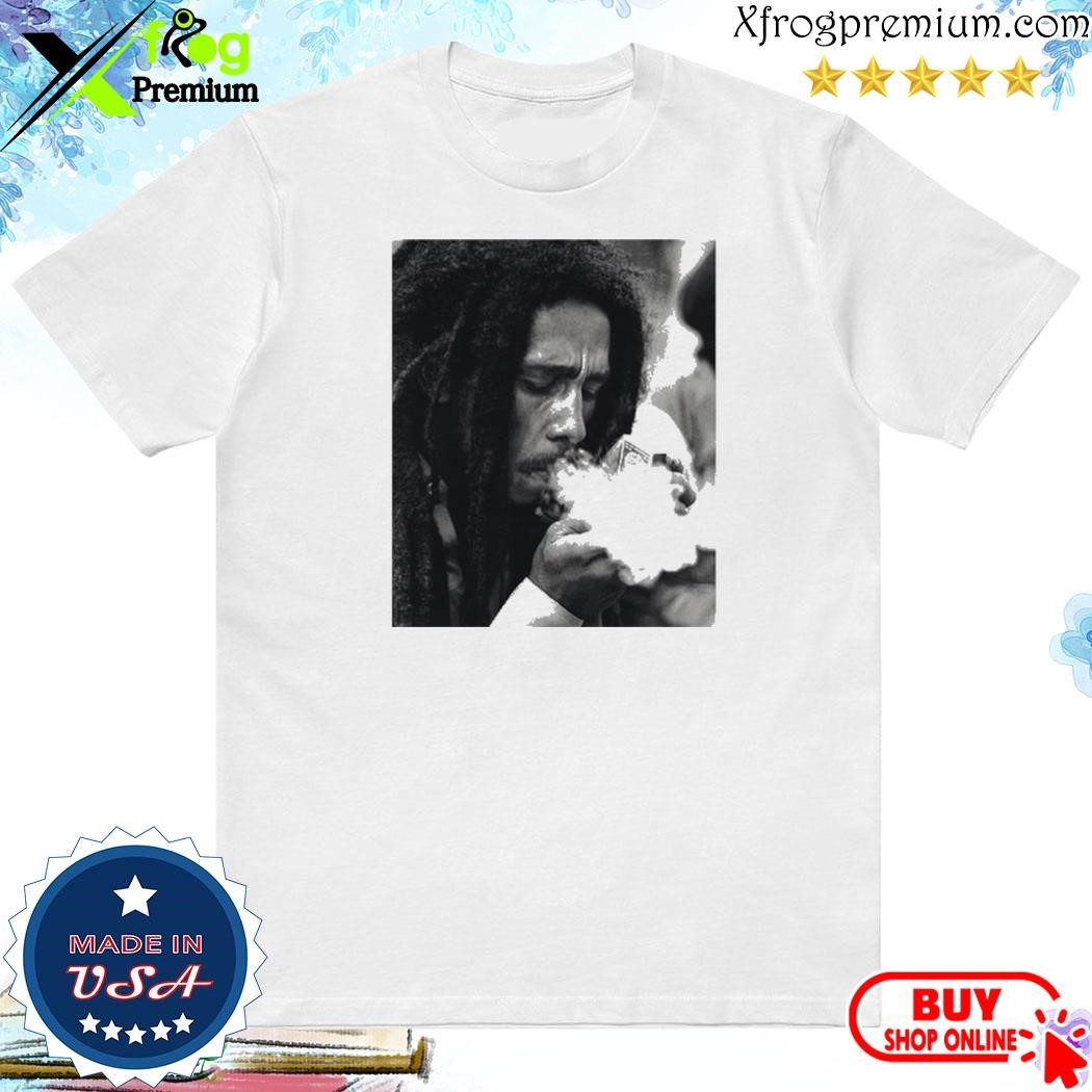 Official Rui Wearing Bob Marley Smoking Cigarette Shirt