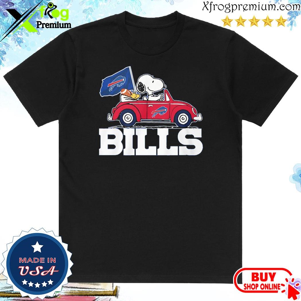 Official Snoopy Driving Car Buffalo Bills Fans Shirt