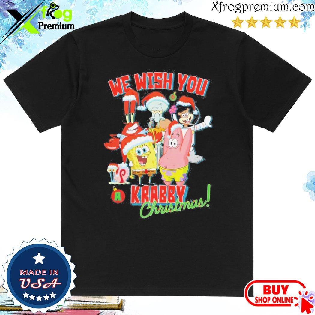 Official SpongeBob SquarePants Krabby Christmas shirt