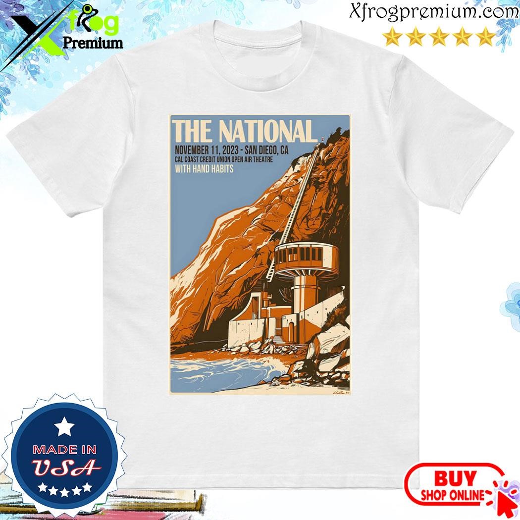 Official The National November 11, 2023 San Diego, CA Show Poster shirt