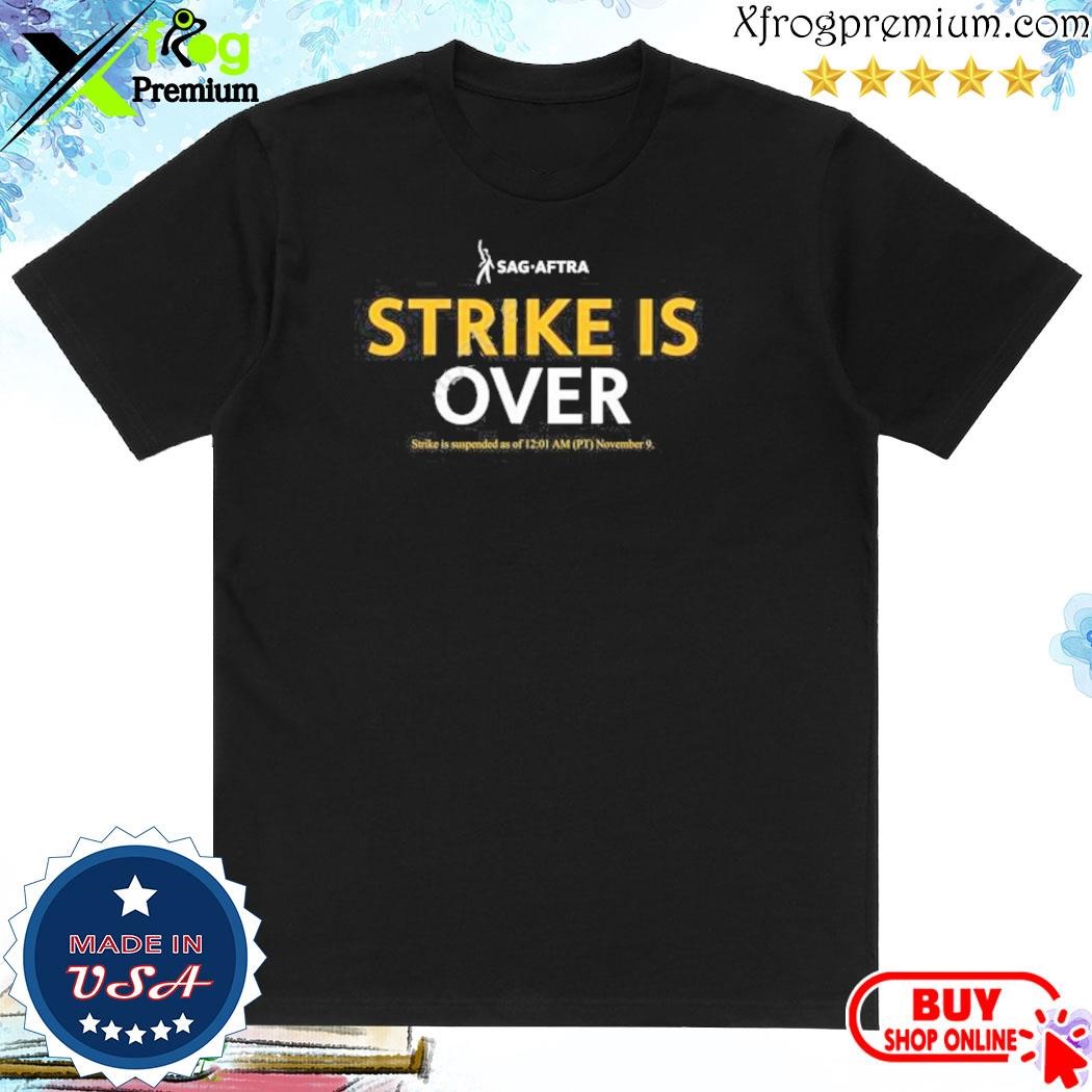 Official The Sag Aftra Strike Is Over Tank Top shirt