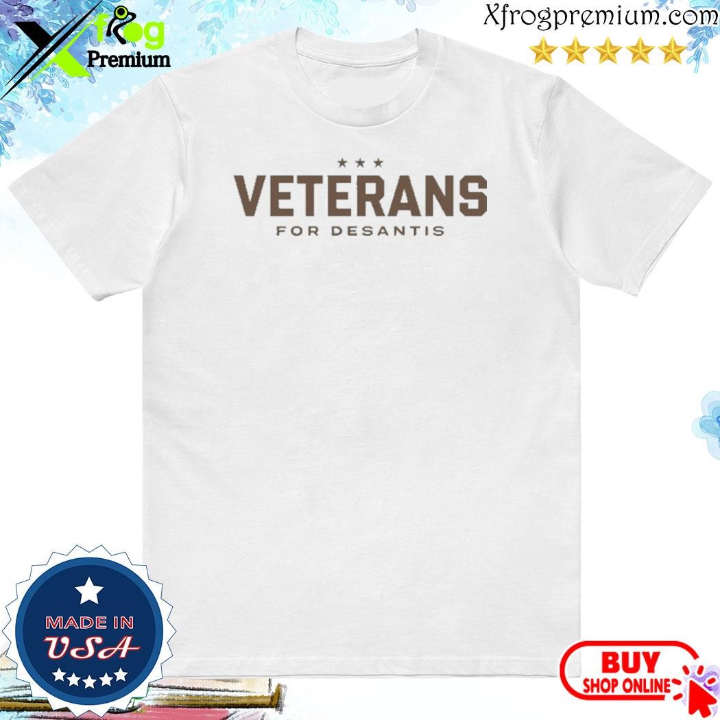Official Veterans For Desantis Shirt