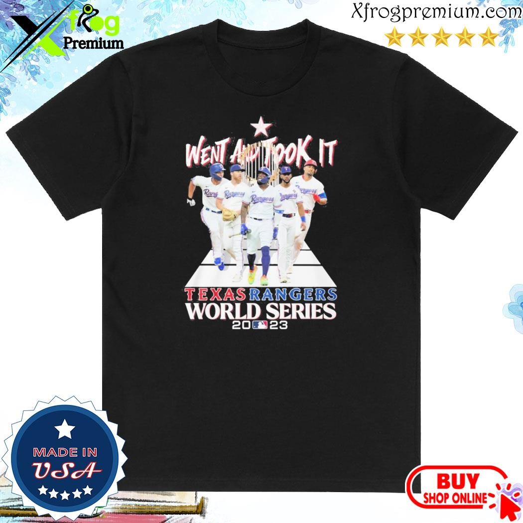 Official Went and took it Texas rangers world series 2023 shirt