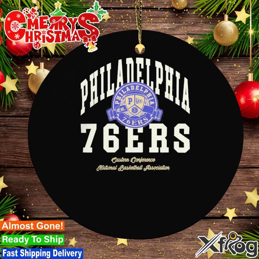 Philadelphia 76Ers Letterman Classic Eastern Conference National Basketball Association Ornament