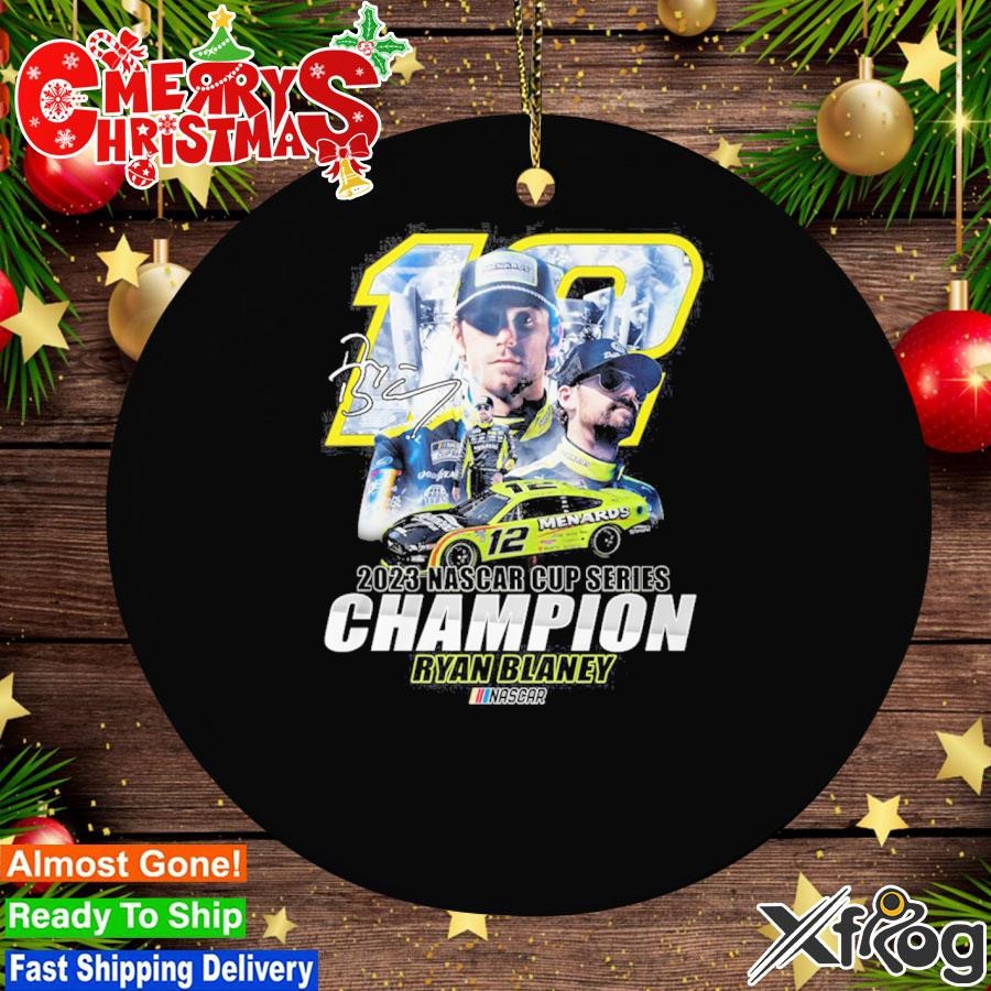 Ryan Blaney 2023 Nascar Cup Series Champions T Ornament