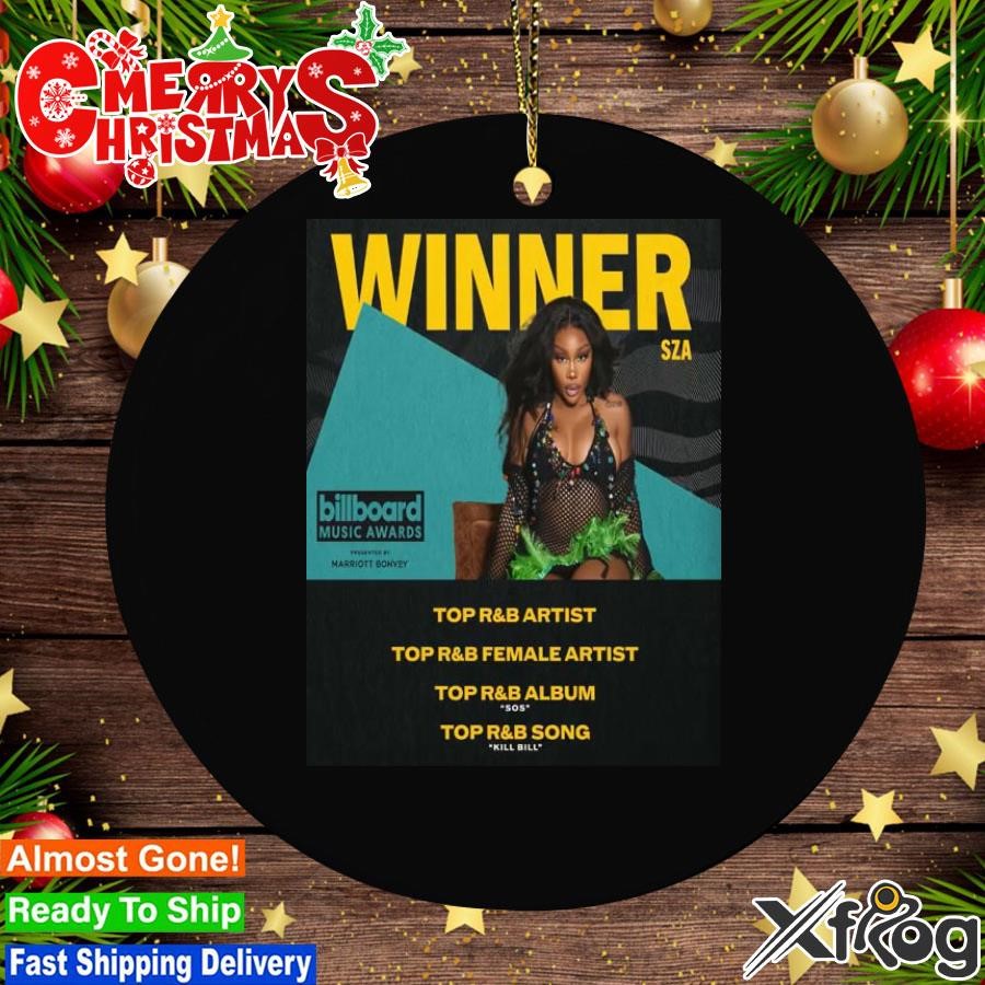 SZA 2023 Billboard Music Awards Winner Top R&B Female Artist Ornament