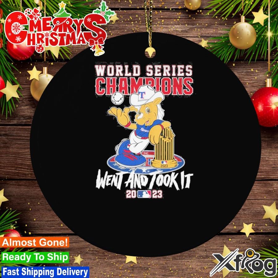 Texas Rangers World Series Champions Went And Took It 2023 Classic Ornament
