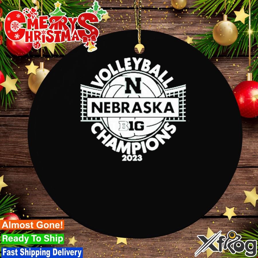 Volleyball Nebraska Big Champions 2023 Ornament