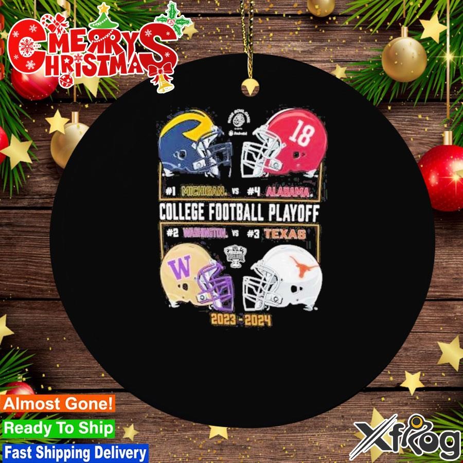 2023 college Football playoff bracket pinnacle performance Ornament ...