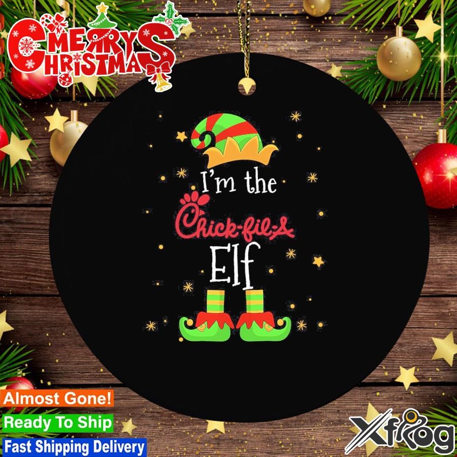 Elf I'm The Chick-Fil-A Elf Logo Merry Christmas Ornament, hoodie