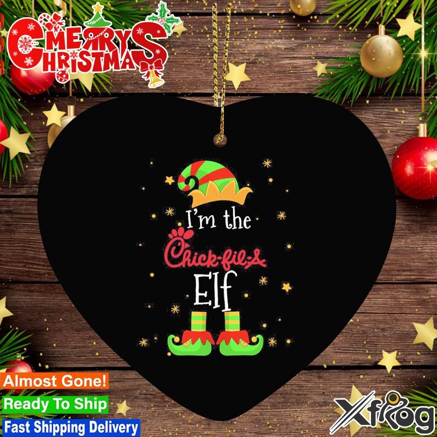 Elf I'm The Chick-Fil-A Elf Logo Merry Christmas Ornament, hoodie