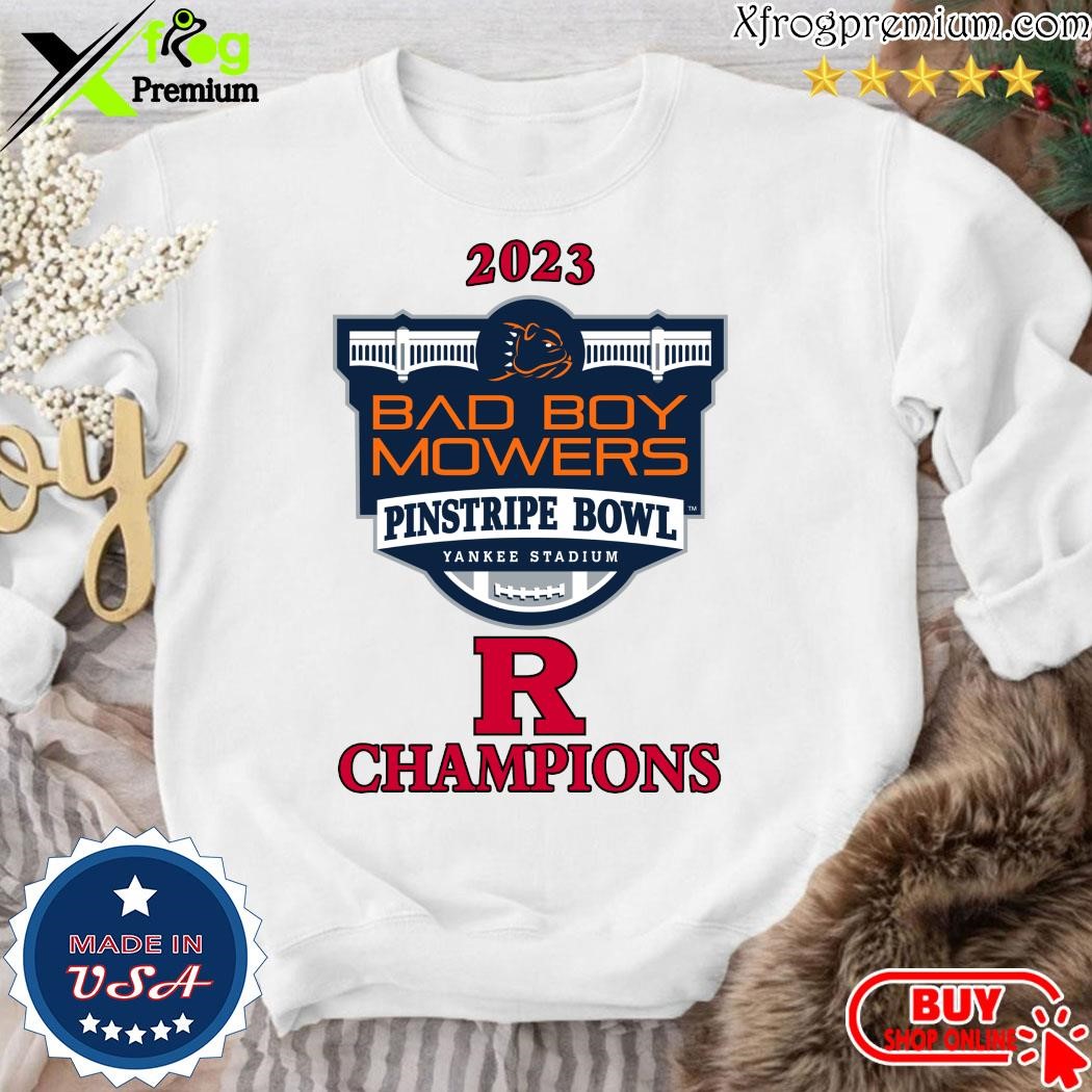 Design 2024 Rutgers Scarlet Knights Champions 2023 Pinstripe Bowl T