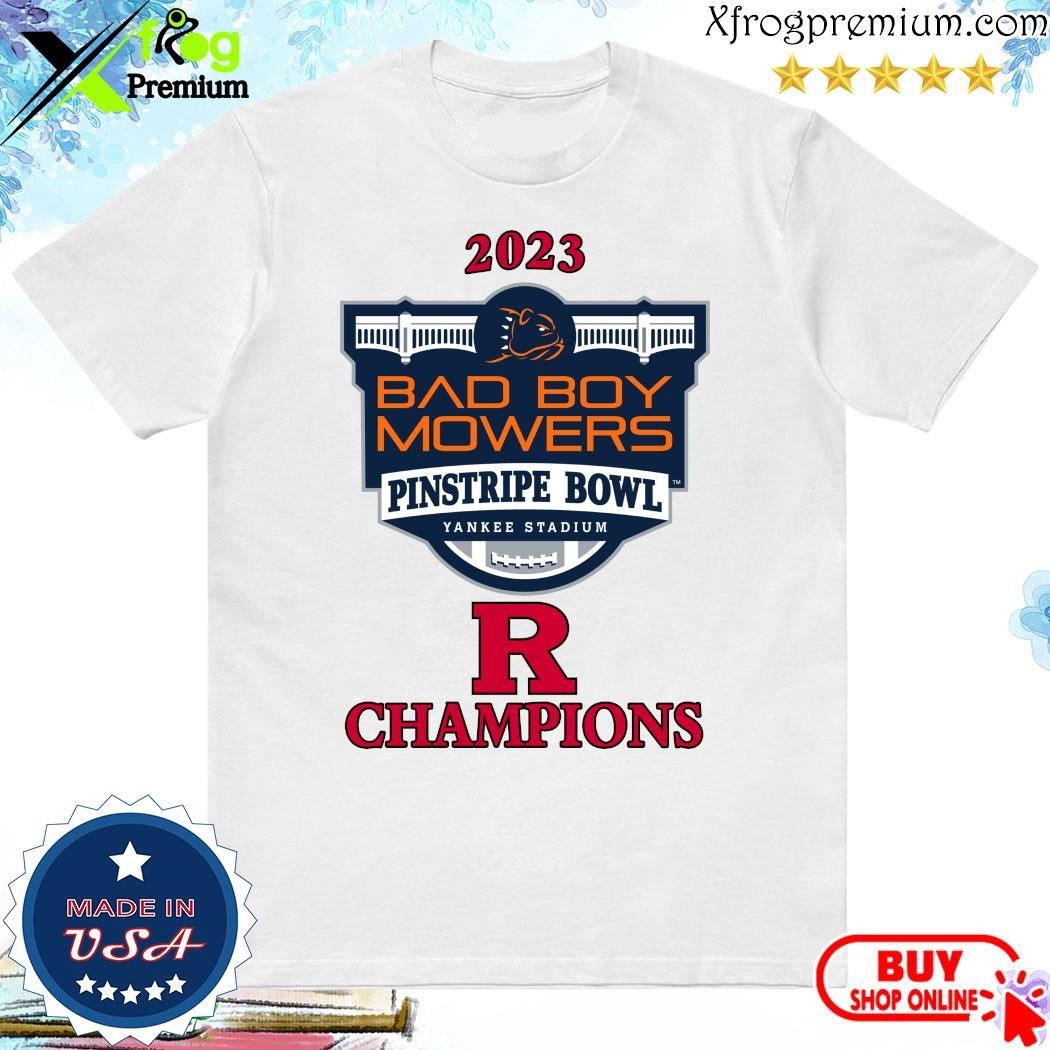 Design 2024 Rutgers Scarlet Knights Champions 2023 Pinstripe Bowl T