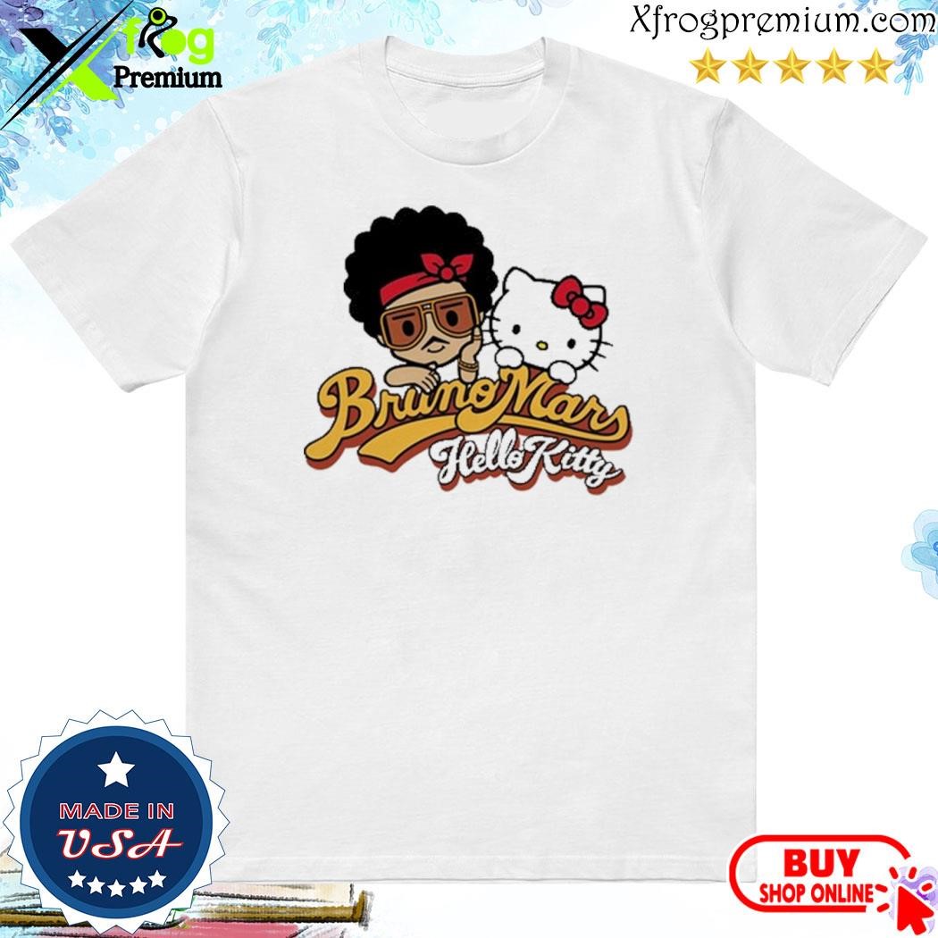 Official Bruno Mars X Hello Kitty January 6-26 2024 Japan Tour Shirt ...