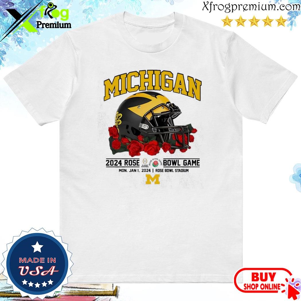 Official Michigan 2024 Rose Bwl Game Shirt Hoodie Sweater Long   Official Michigan 2024 Rose Bwl Game Shirt Shirt 