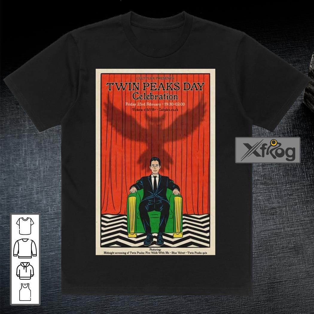 Official Twin peaks day celebration 23rd february 2024 poster shirt