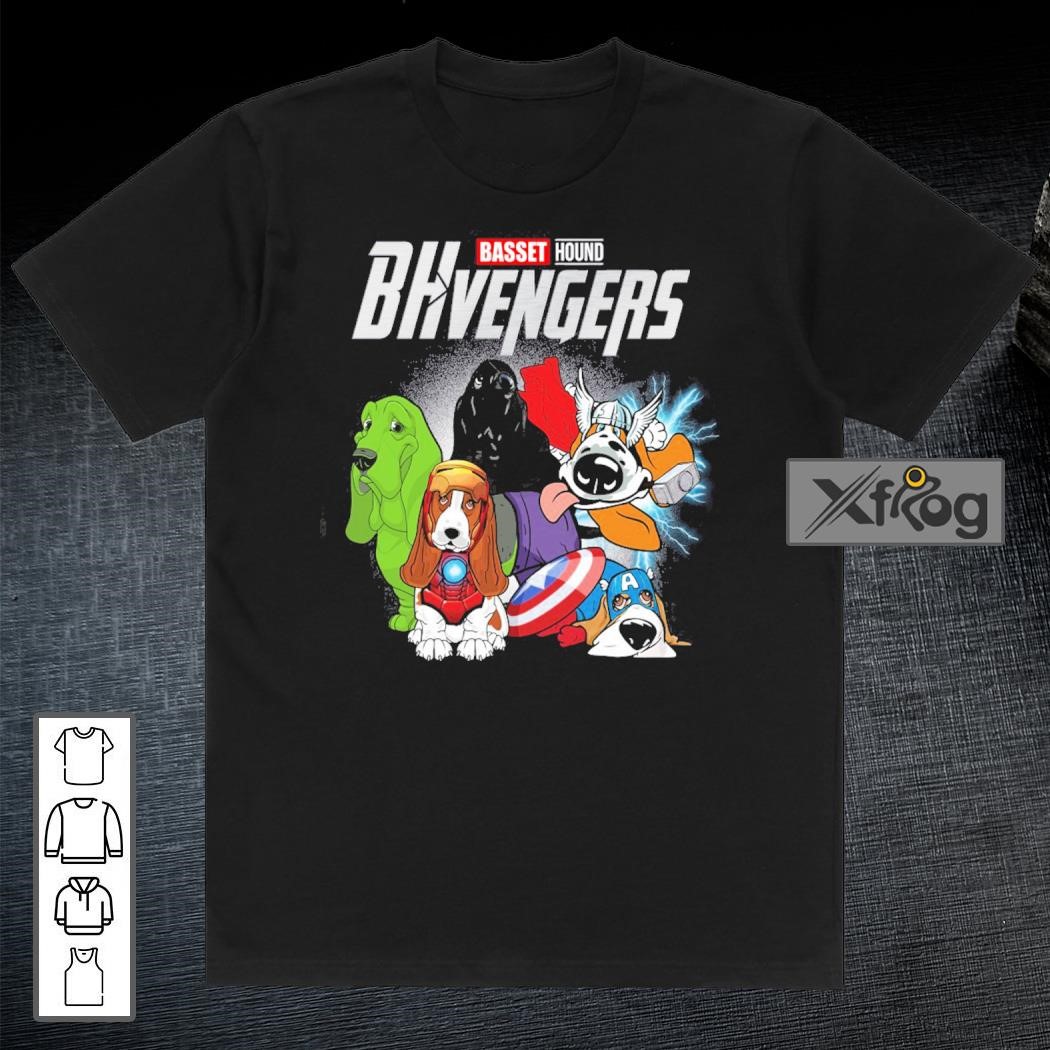 Basset hound avengers t clearance shirt