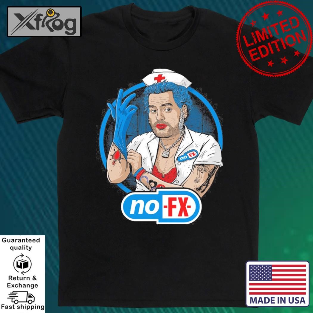 トップス NOFX NURSE MIKE T-SHIRT L Official NOFX Nurse Mike T-Shirt