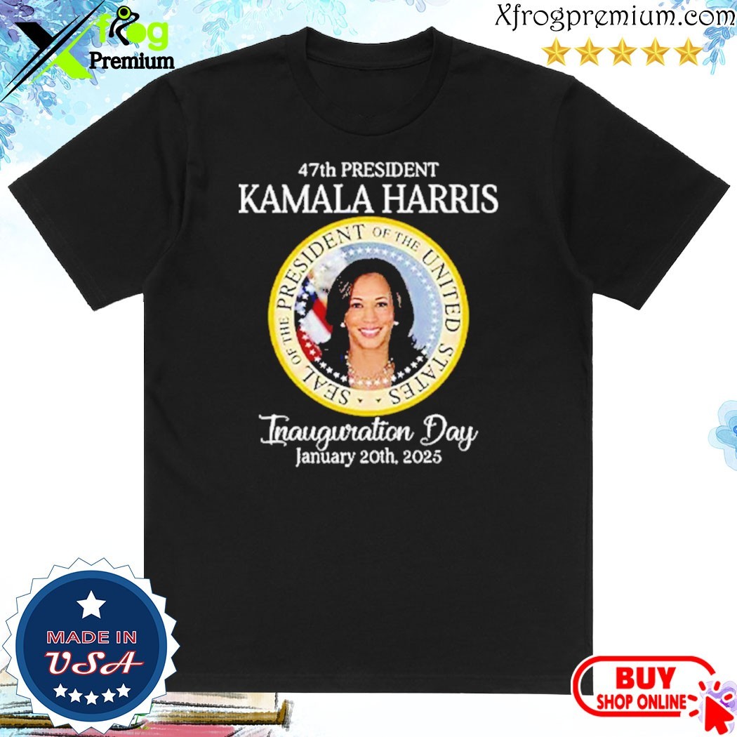 Official 47th President Kamala Harris Inauguration Day January 1 2025 Shirt