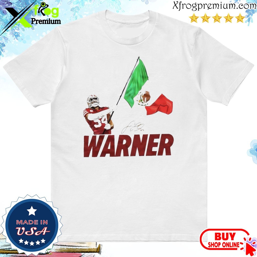 Official 49ers fred warner viva Mexico flag signature Shirt