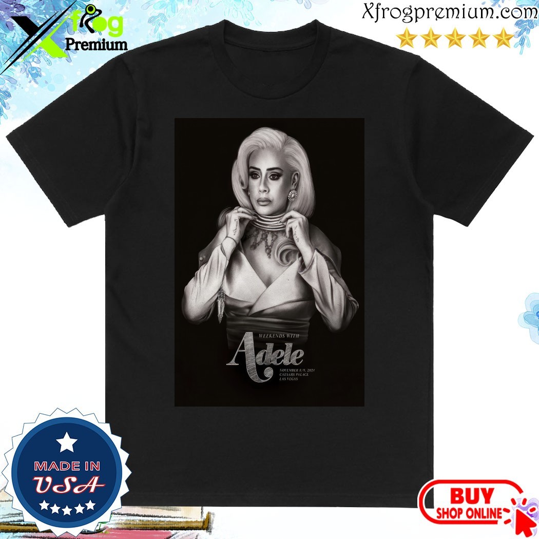 Official Adele On Nov 8-9 2024 in Las Vegas NV Show Poster T-Shirt