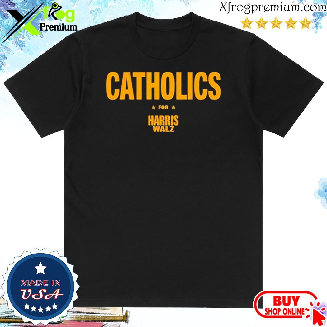 Official Catholics For Harris Walz Shirt