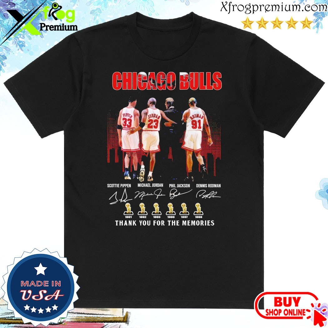 Official Chicago Bulls With Coach Billy Donovan Thank You For The Memories T-Shirt