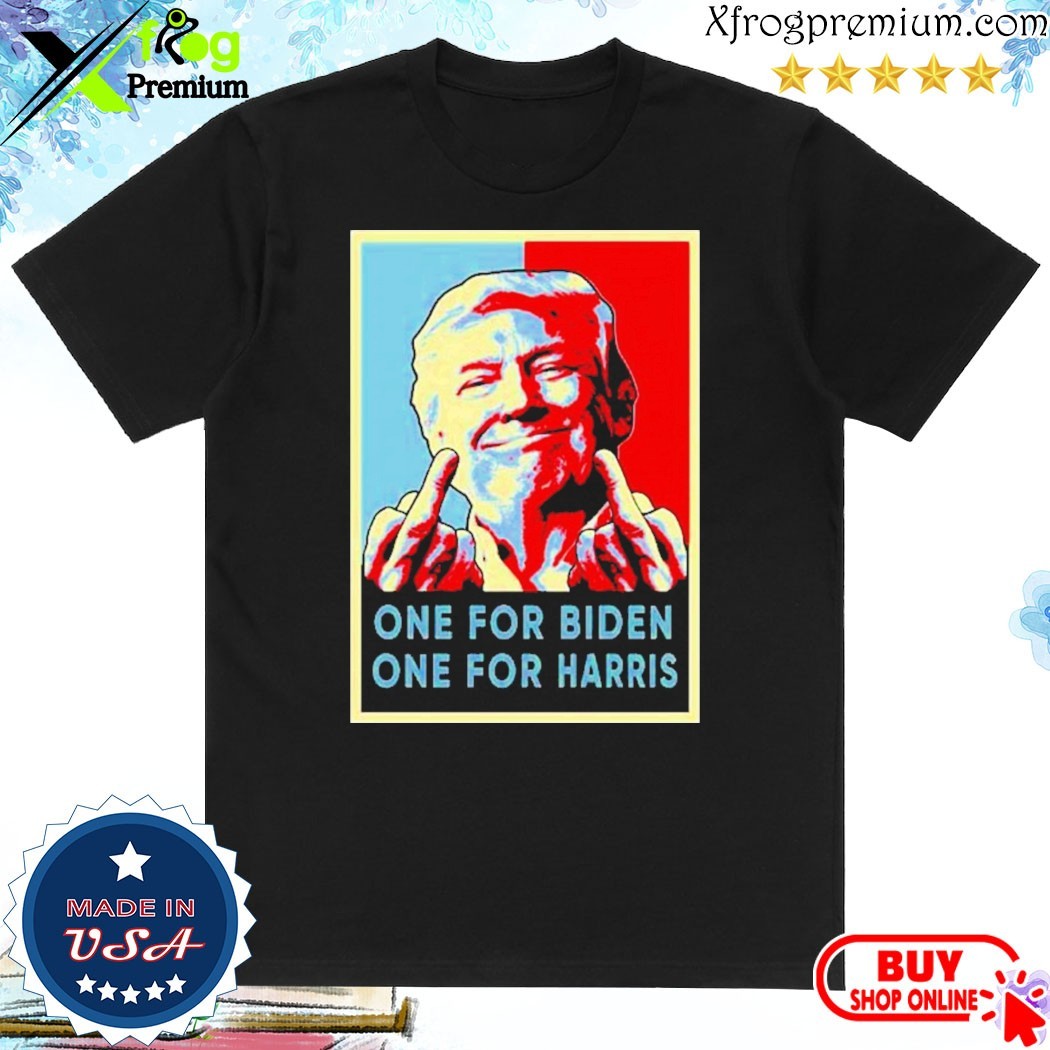 Official Donald Trump One for Biden One for Harris Shirt