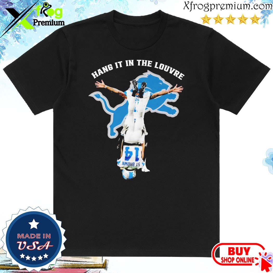 Official Hang It In The Louvre Detroit Lions 2024 Shirt