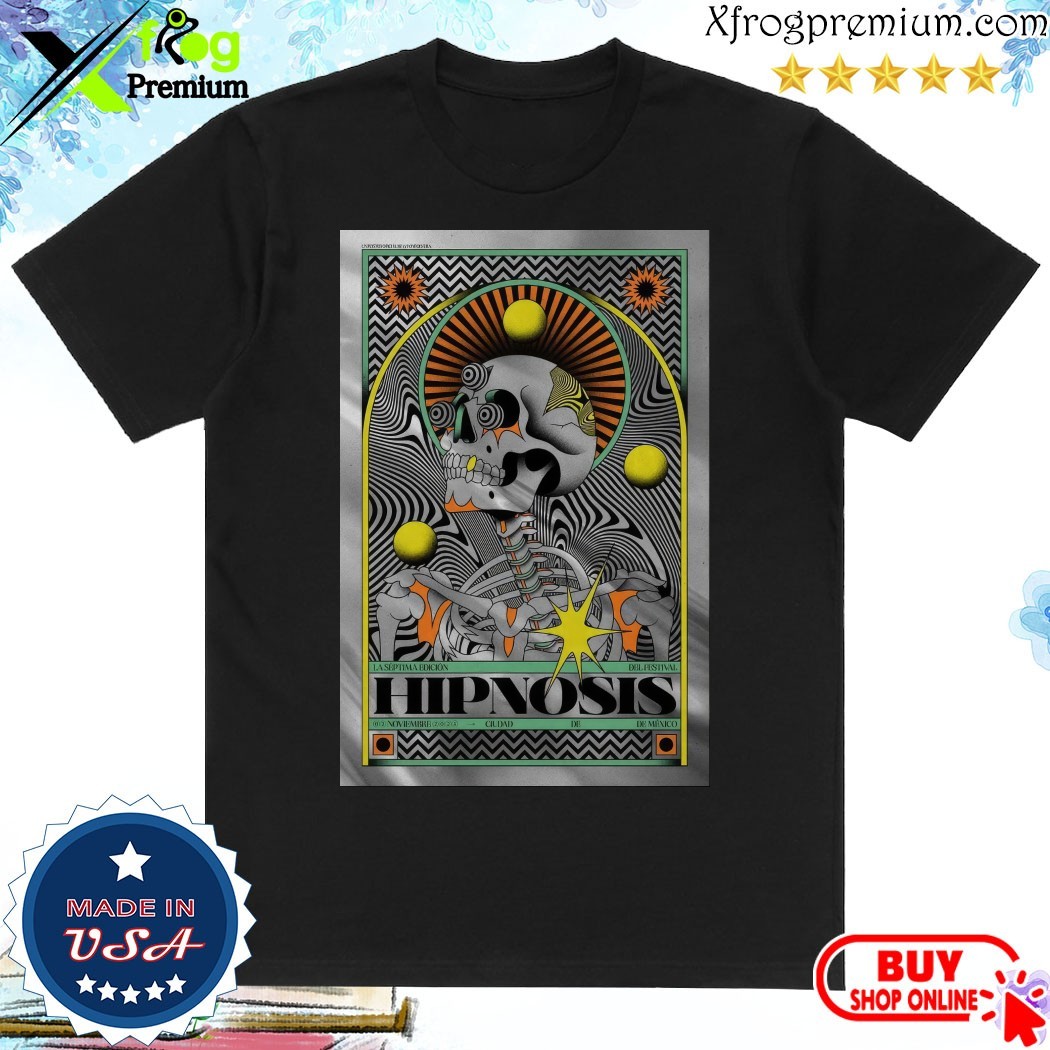 Official Hipnosis Tour 2024 Nov 02 De Mexico Ciudad Limited Poster Shirt