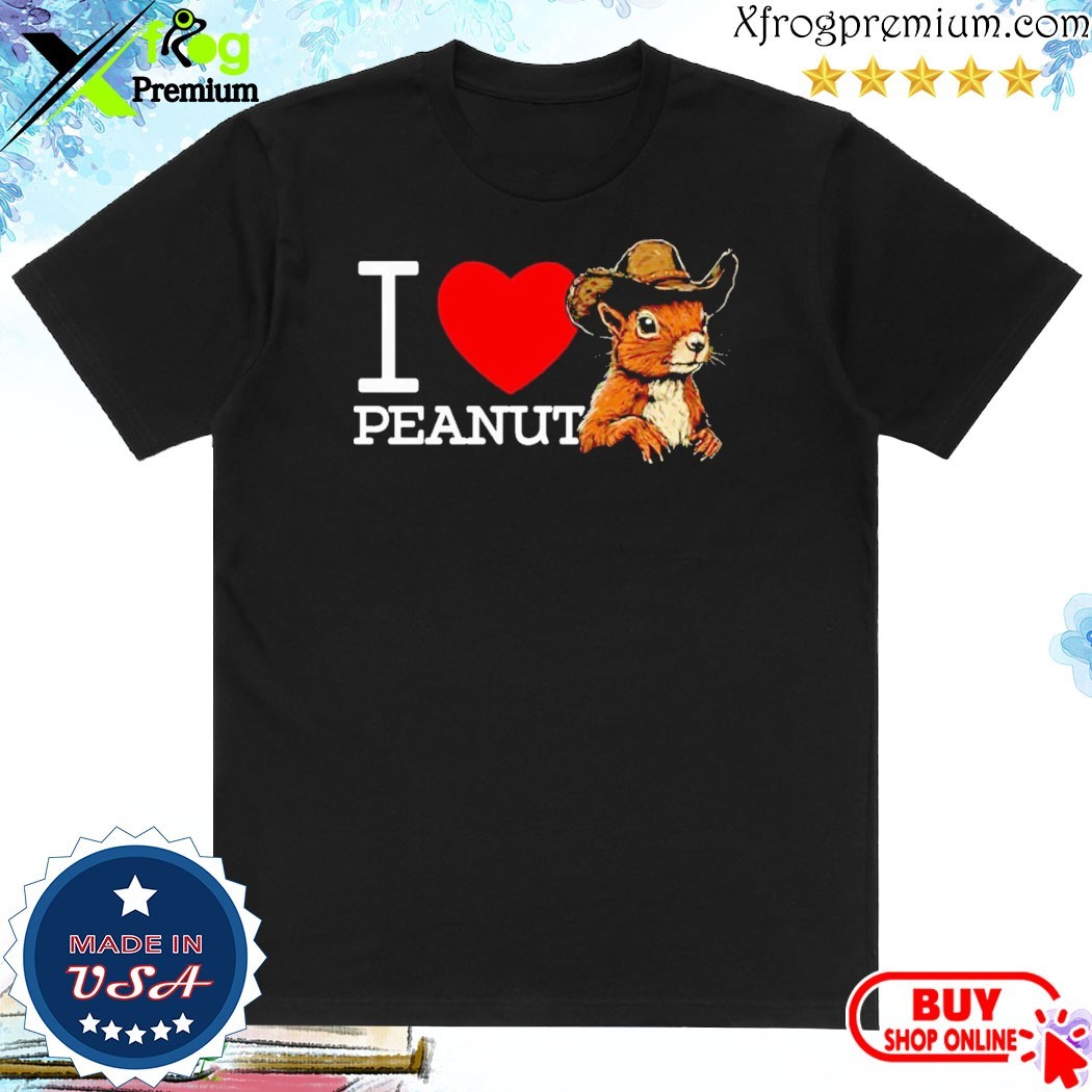 Official I Heart Peanut 2024 Shirt