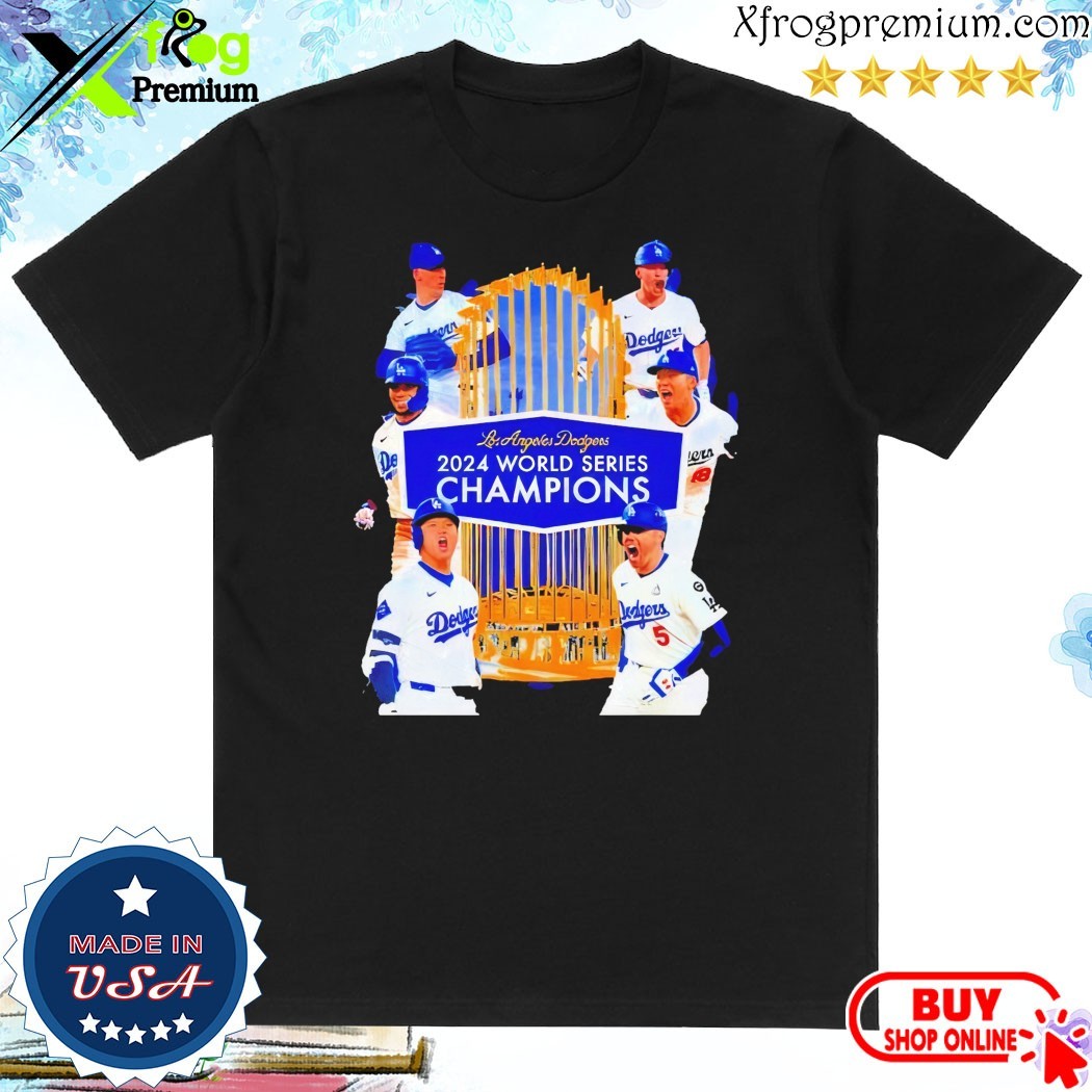 Official Los angeles Dodgers 8th world series champions trophy 2024 Shirt