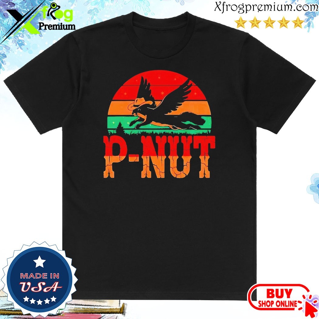 Official Retro vintage justice for peanut squirrel p'nut pnut Shirt