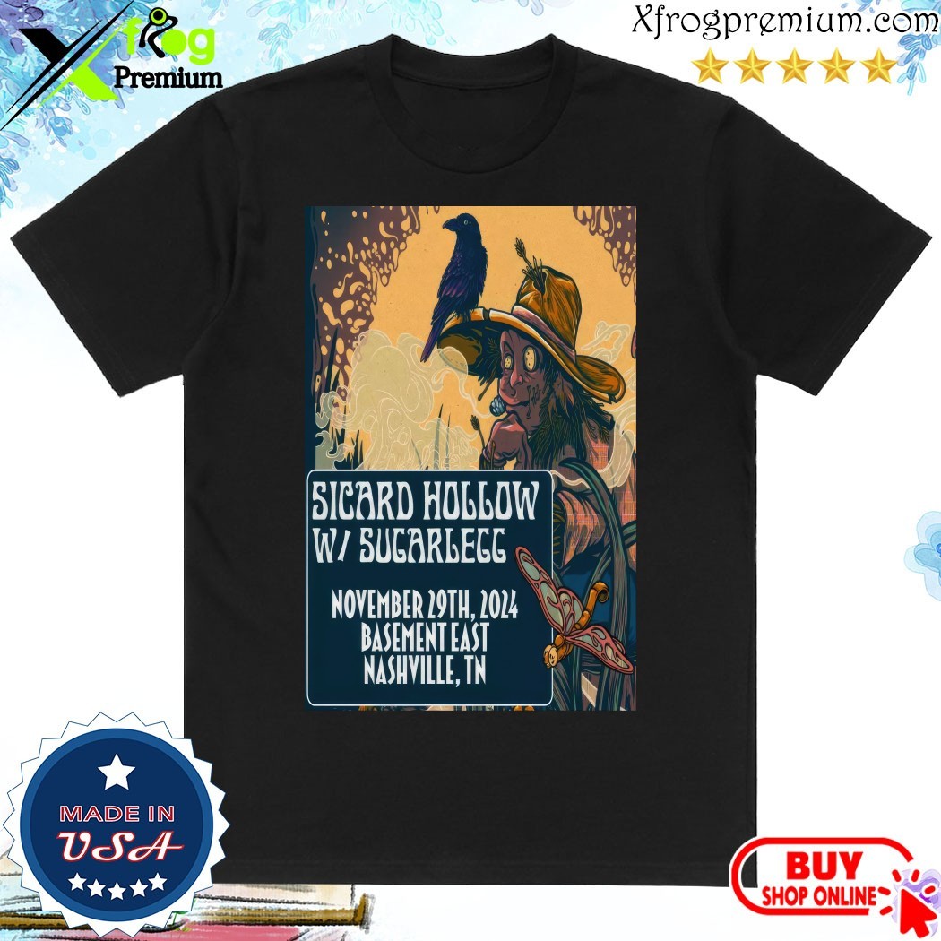 Official Sicard Hollow Nov 29 2024 In Nashville TN Tour Poster Shirt