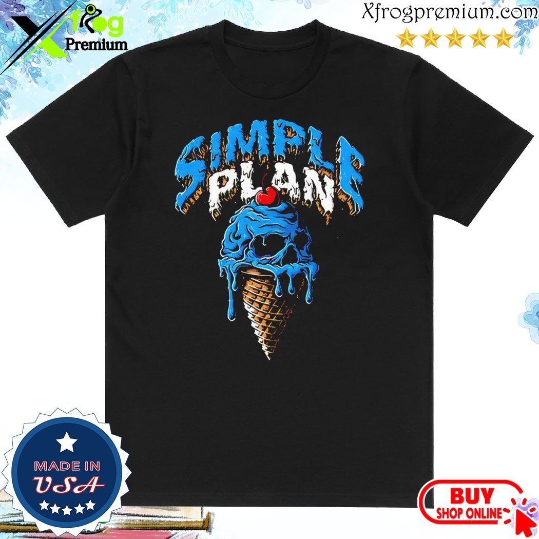 Official Simple Plan Ice Cream T-Shirt