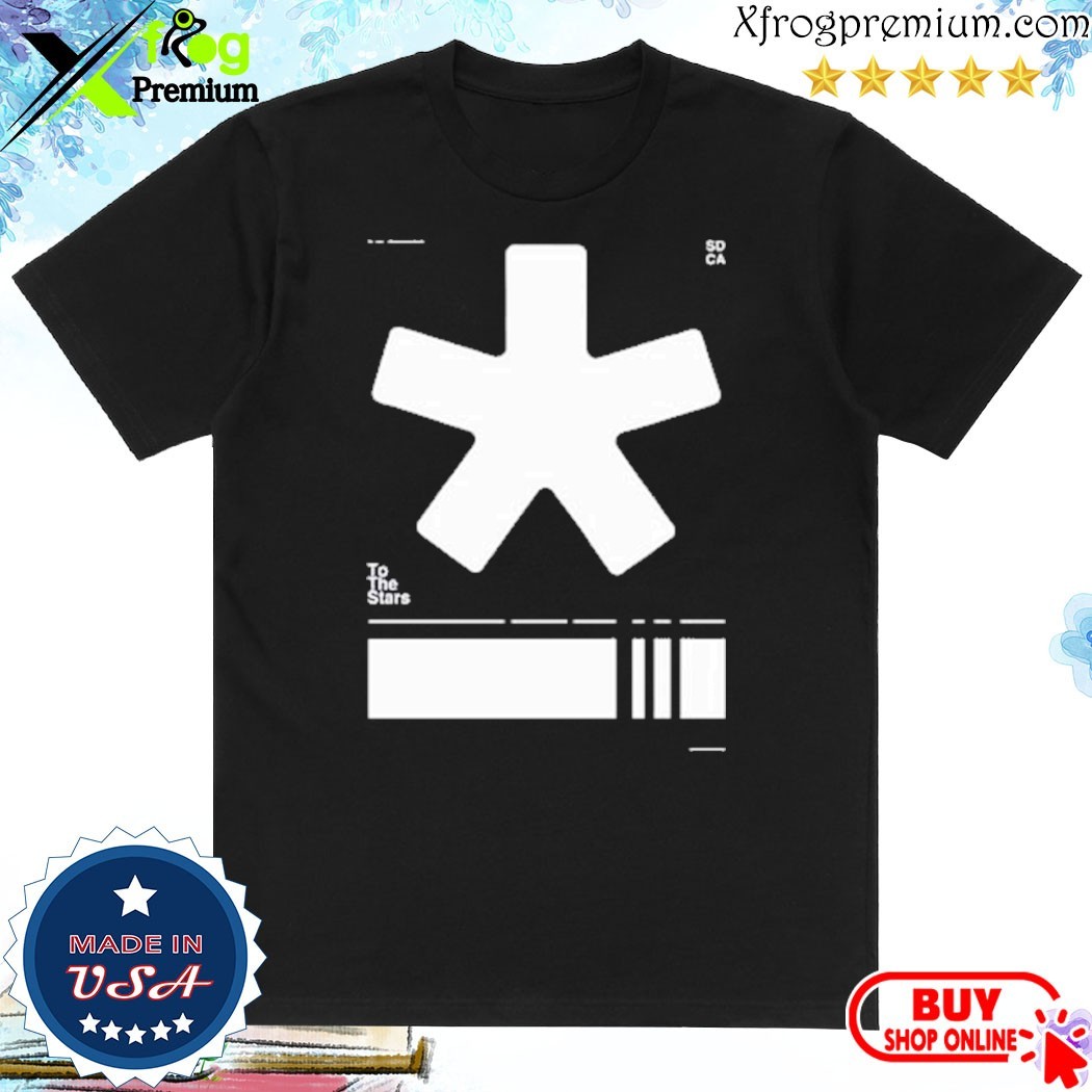 Official To the stars asterisk barcode T-shirt