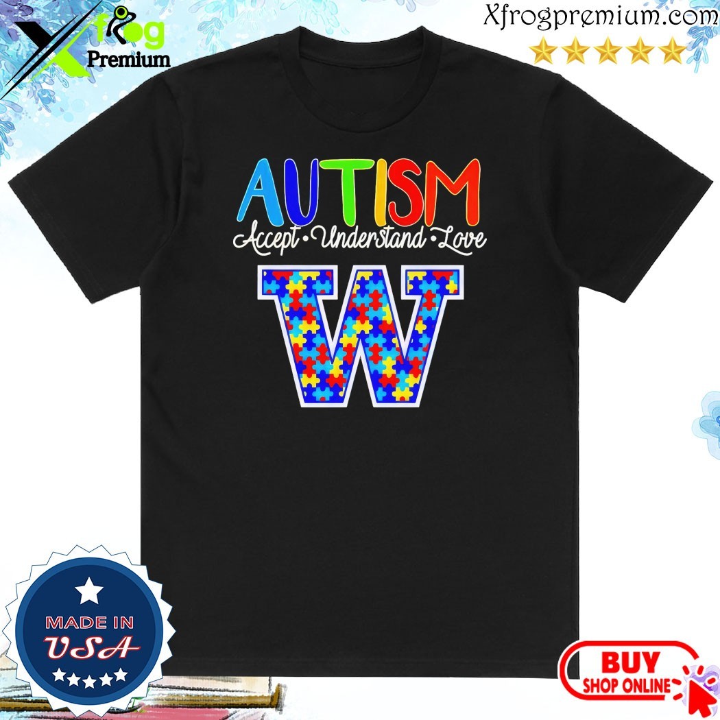 Official Washington Commanders Autism Accept Understand Love T-Shirt