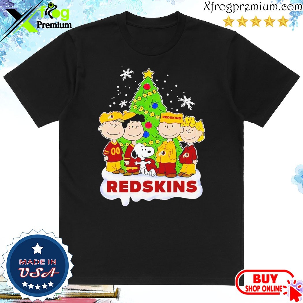 Official Washington commanders x Snoopy merry christmas T-shirt