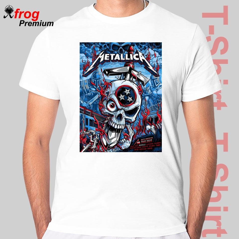 Official Metallica M72 Nashville Pop-Up Shop Poster By