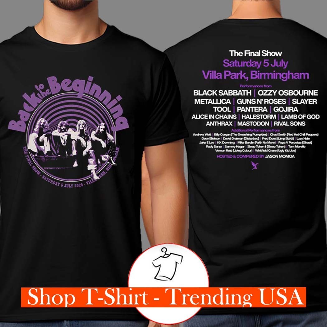 Back To The Beginning 2025 Black Sabbath And Ozzy Osbourne Event
