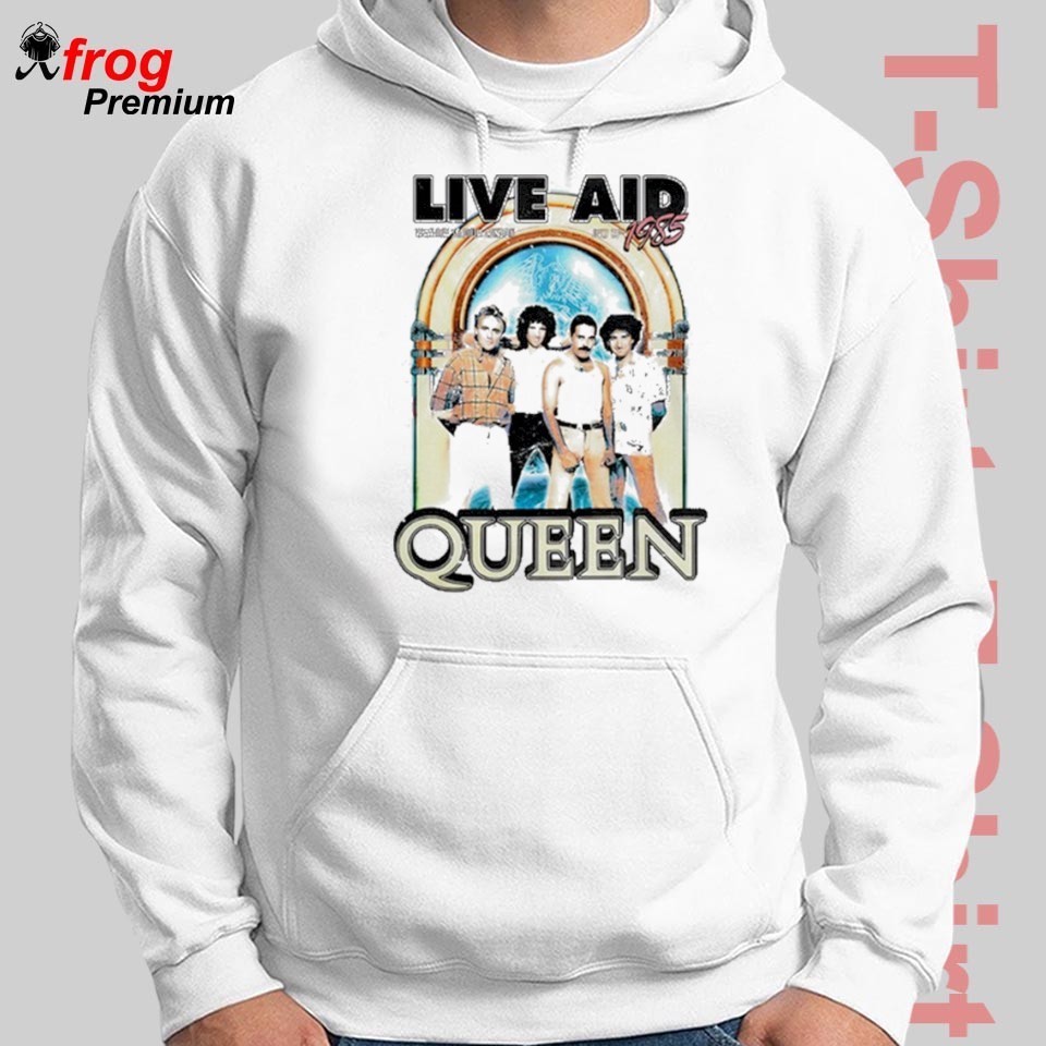 Queen 来日 1985 Tシャツ Original Queen Live AID 1985 Tee T-Shirt - 2020 Trending Tees