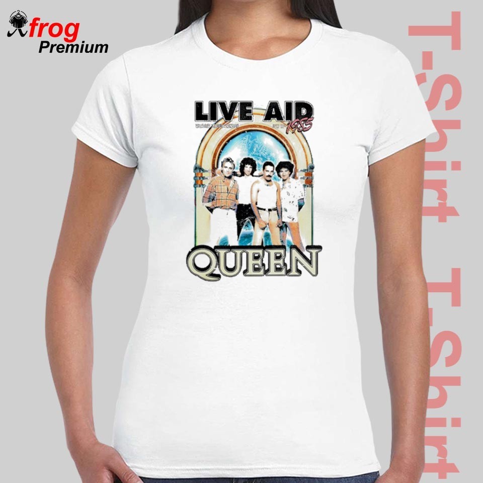 Queen 来日 1985 Tシャツ Queen 1985 Live Aid Shirt, hoodie, sweater, long sleeve and