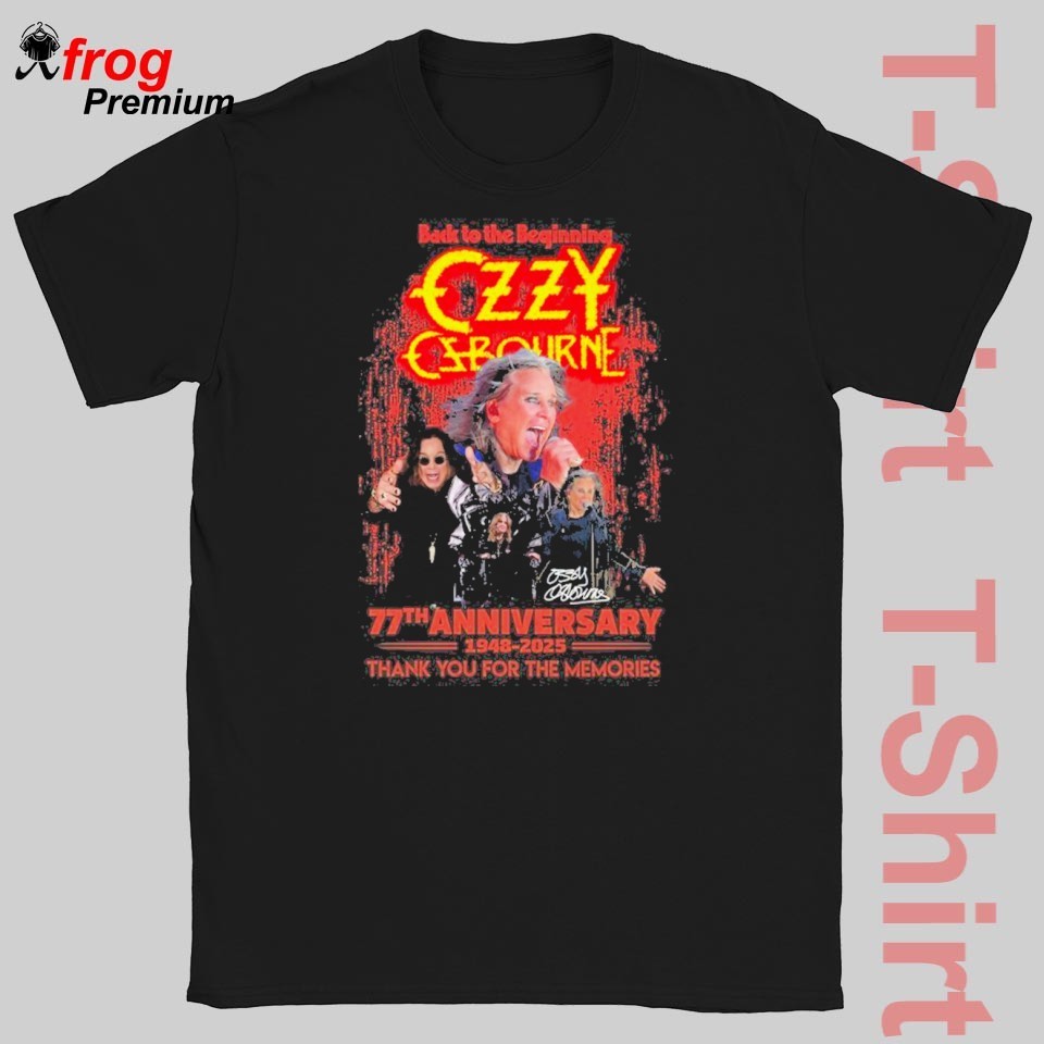 Back To The Geginning Ozzy Ozbourne 77th Anniversary 1948