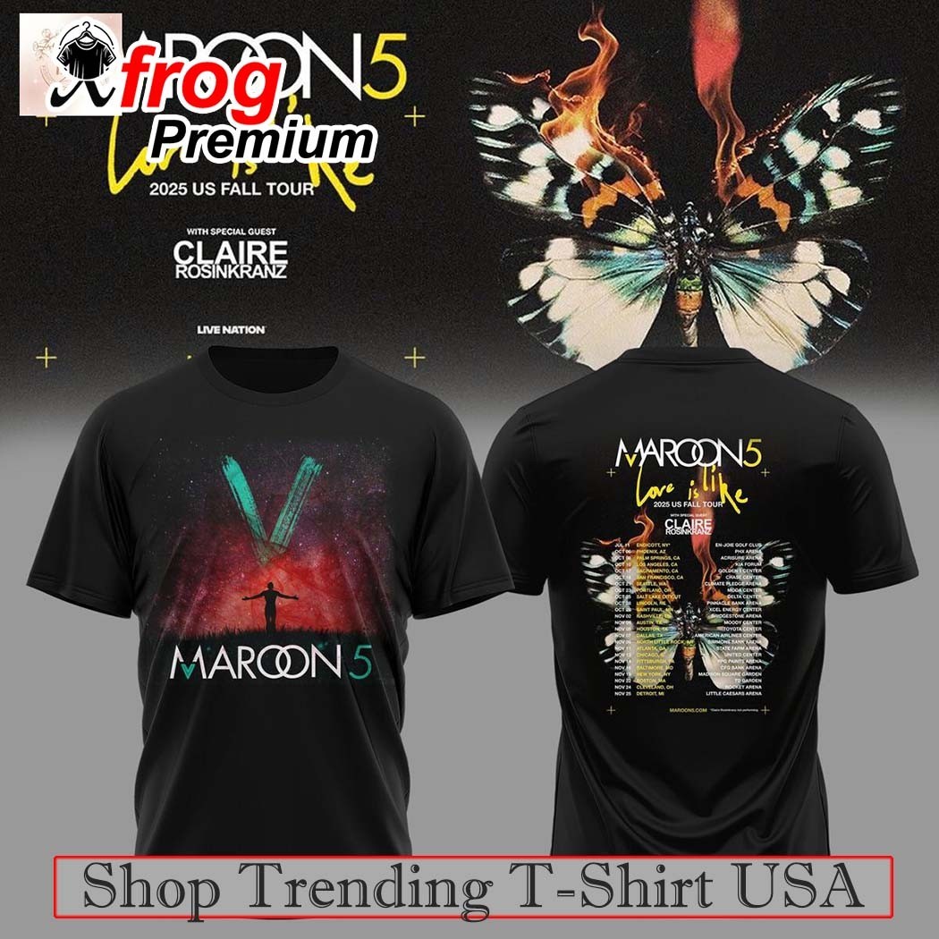 アイドル Maroon 5 World Tour 2022 Hoodie The Residency Hoodie – Maroon 5